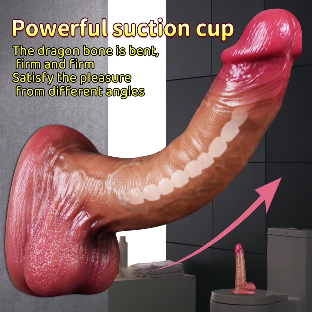 Double Layer Liquid Silicone Dildo for Female Dildo and Anal Plug Dildo for Female Sex Toys - Image 13