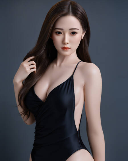 Full-Sized 157 Centimeters Tall Silicone Woman Man's Love Doll with Stunning Realistic Features Smart Robot Genre