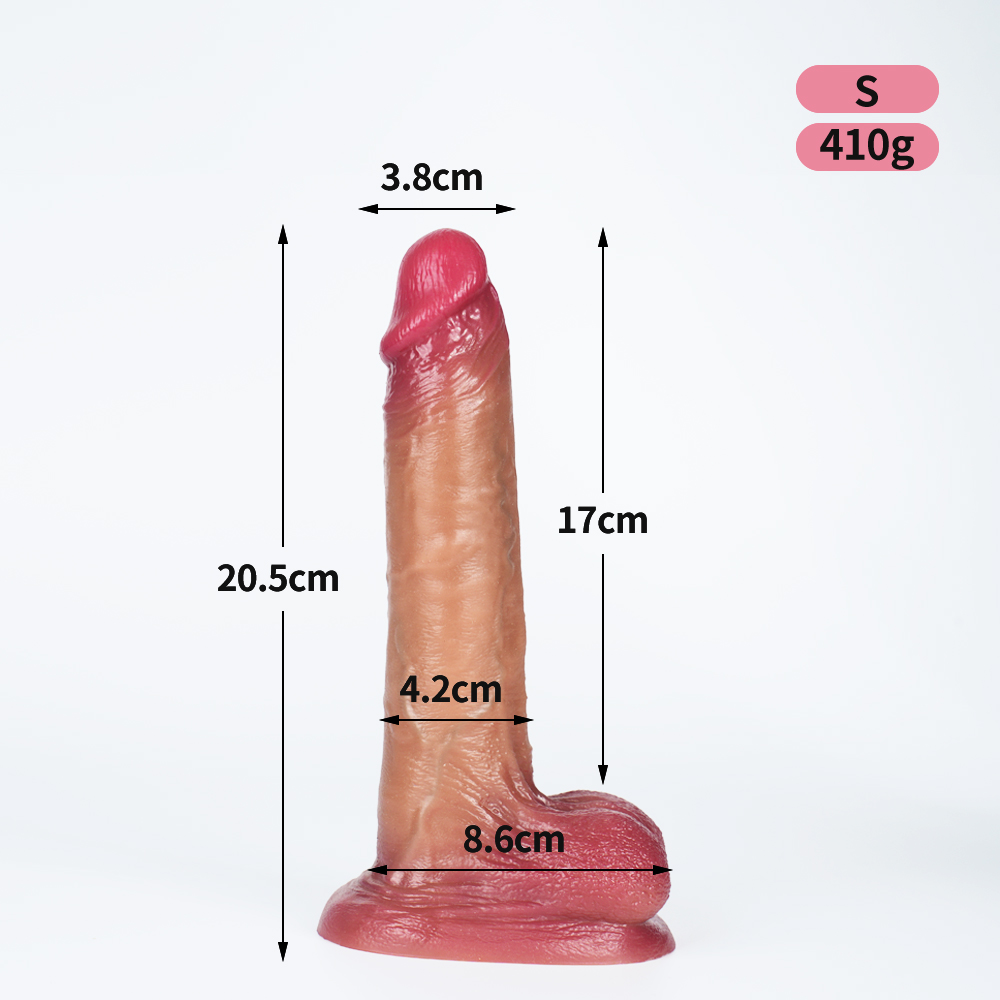 Double Layer Liquid Silicone Dildo for Female Dildo and Anal Plug Dildo for Female Sex Toys - Image 3